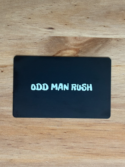 Odd Man Rush giftable card