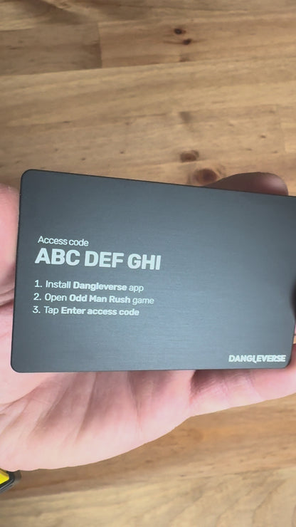 Odd Man Rush giftable card